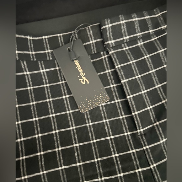 Shinestar women’s flare plaid pants size L - Picture 3 of 6